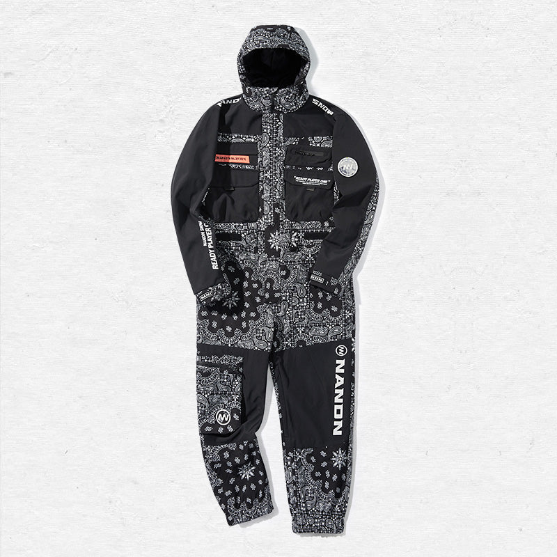 Men's Nandn Field Cargo Snowsuit One Piece - Image 4
