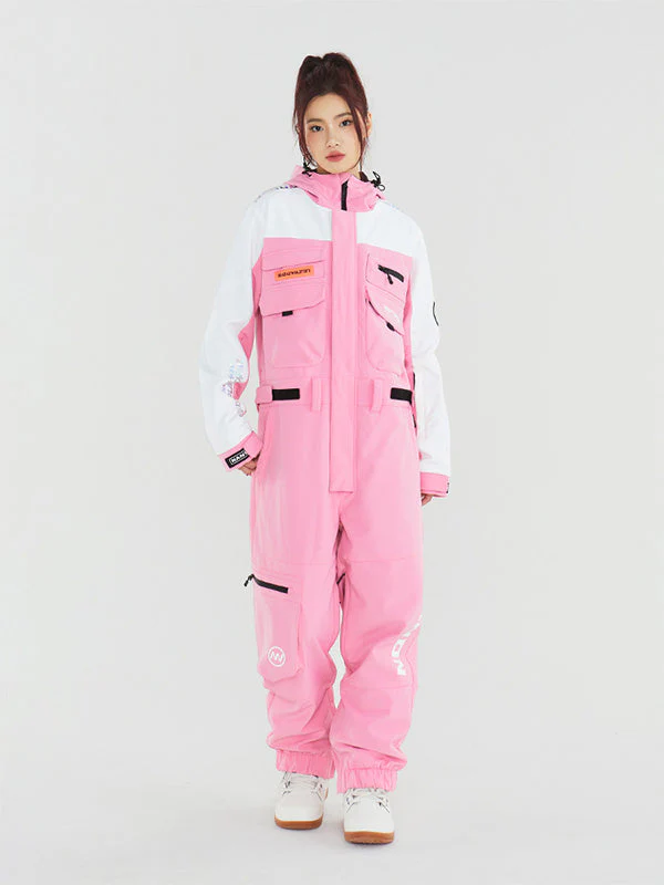 Men's Nandn Field Cargo Snowsuit One Piece - Image 7