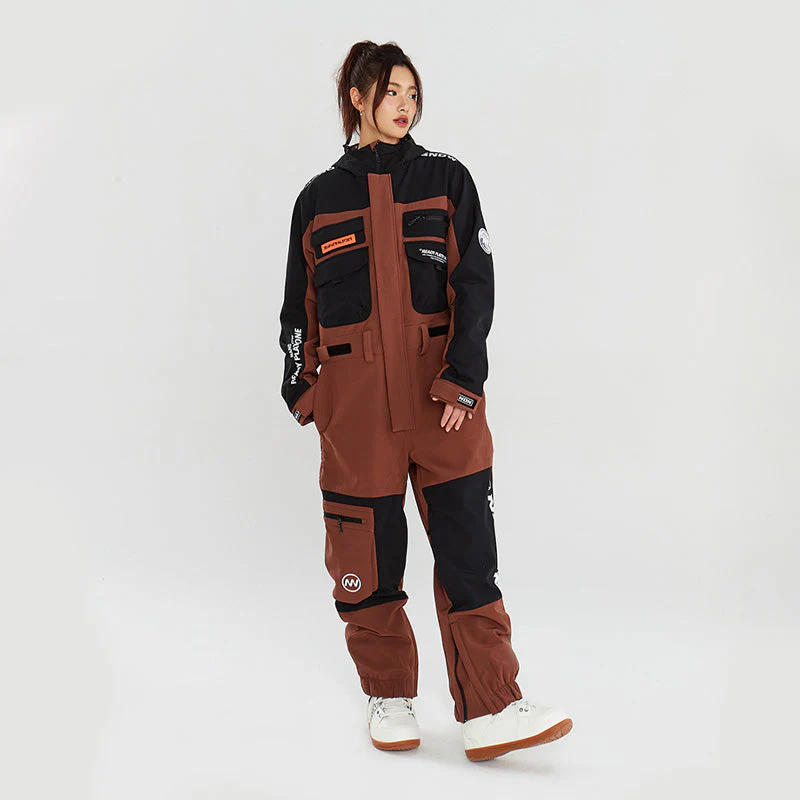Men's Nandn Field Cargo Snowsuit One Piece - Image 9