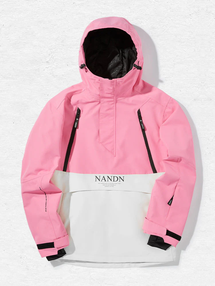 Men's Nandn Happy Holidays Snowboard Anorak Jacket - Image 11