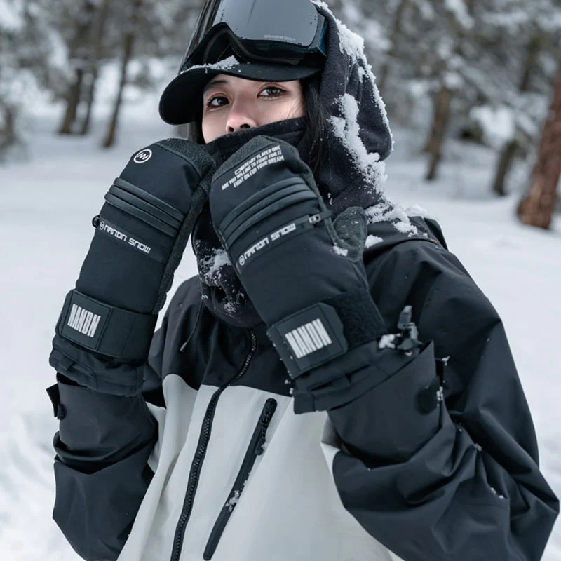 Men's Nandn Mountain Beast KEVLAR All Weather Snowboard Mittens - Image 5