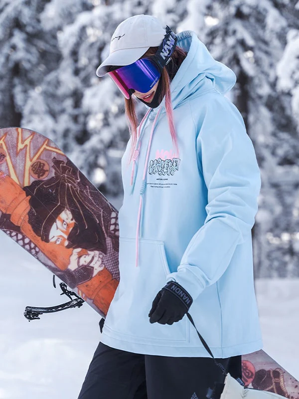 Men's Nandn Mountain Chill Out Baggy Snowboard Hoodie - Image 18