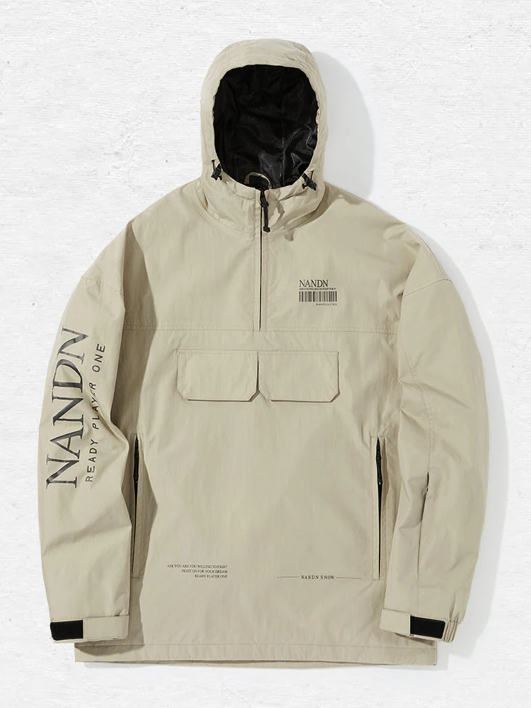 Men's Nandn Ready Player Snowboard Anorak Jacket - Image 10
