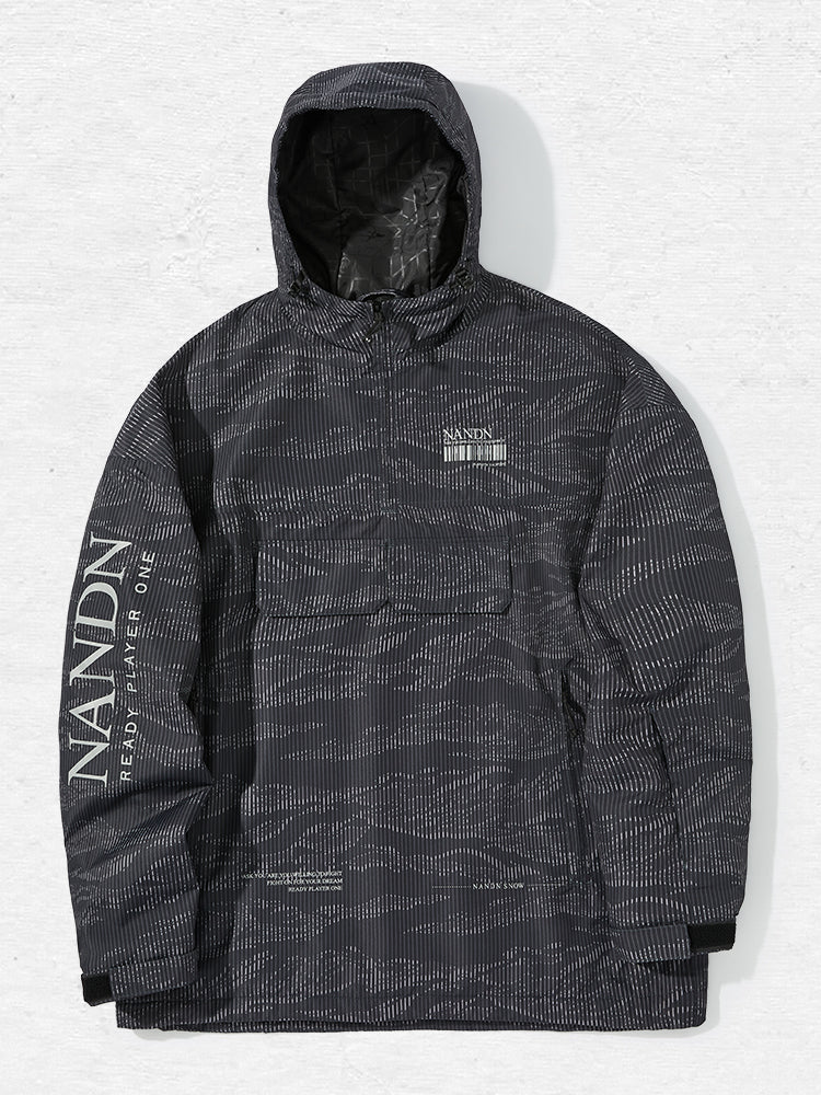 Men's Nandn Ready Player Snowboard Anorak Jacket - Image 3