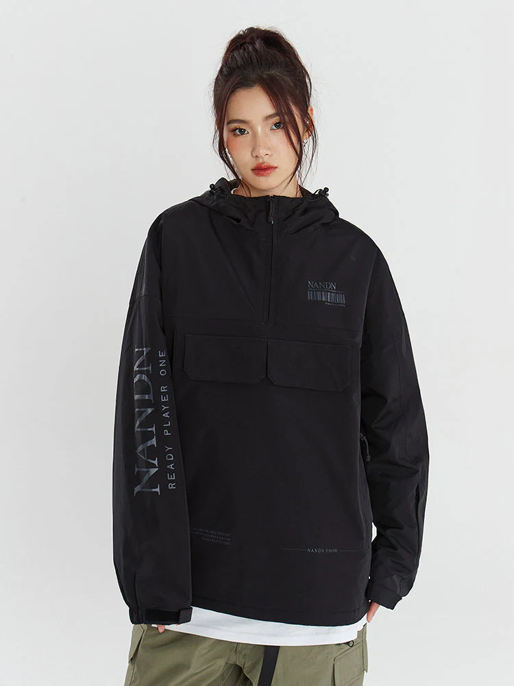 Men's Nandn Ready Player Snowboard Anorak Jacket - Image 5