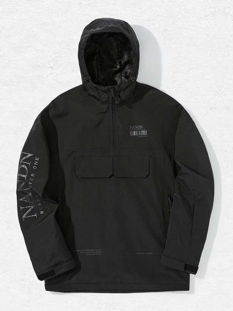 Men's Nandn Ready Player Snowboard Anorak Jacket - Image 6
