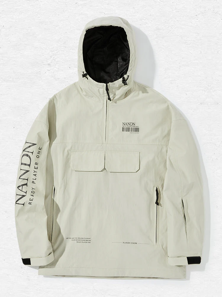 Men's Nandn Ready Player Snowboard Anorak Jacket - Image 9