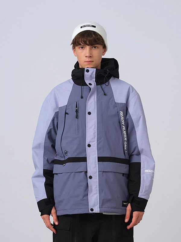 Men's Nandn Snow Vanquisher Winter Fashion SKi Snowboard Jacket - Image 4