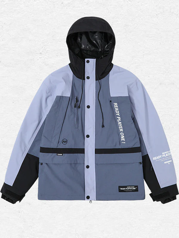 Men's Nandn Snow Vanquisher Winter Fashion SKi Snowboard Jacket - Image 6