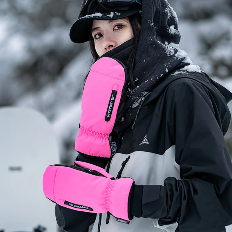 Men's Nandn Winter Mountain Shred All Weather Snow Mittens  With Additional 5 Finger Gloves - Image 7