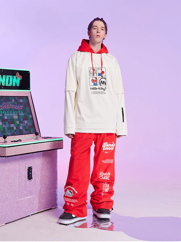 Men's Nandn x Hello Kitty Snowboard Hoodie - Image 2