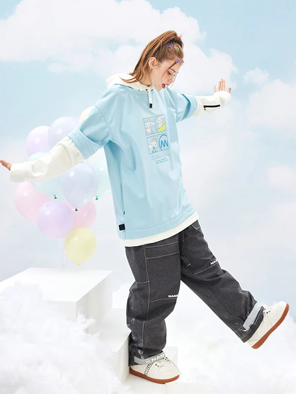 Men's Nandn x Hello Kitty Snowboard Hoodie - Image 9