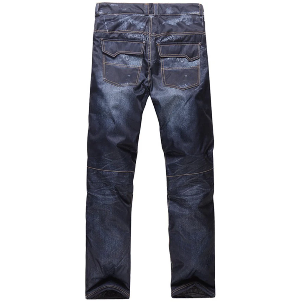 Men's Outdoor Denim Jeans Bibs Overall - Image 13