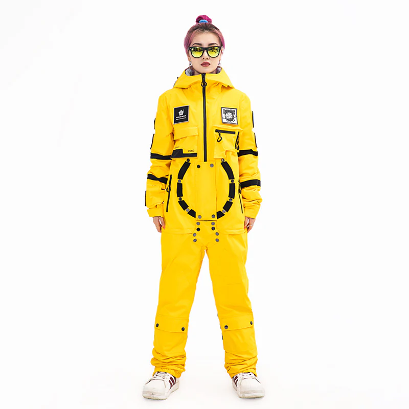 Men's PINGUP Nasa Space Station One Piece Snowboard Suits - Image 6