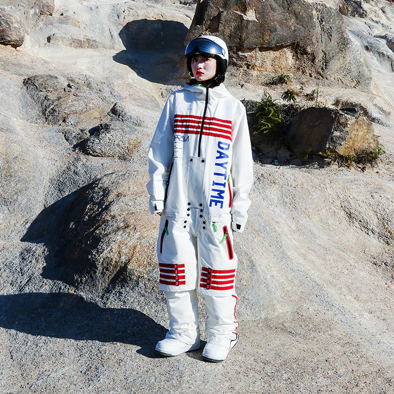 Men's PINGUP Nasa Space Station One Piece Snowboard Suits - Image 7