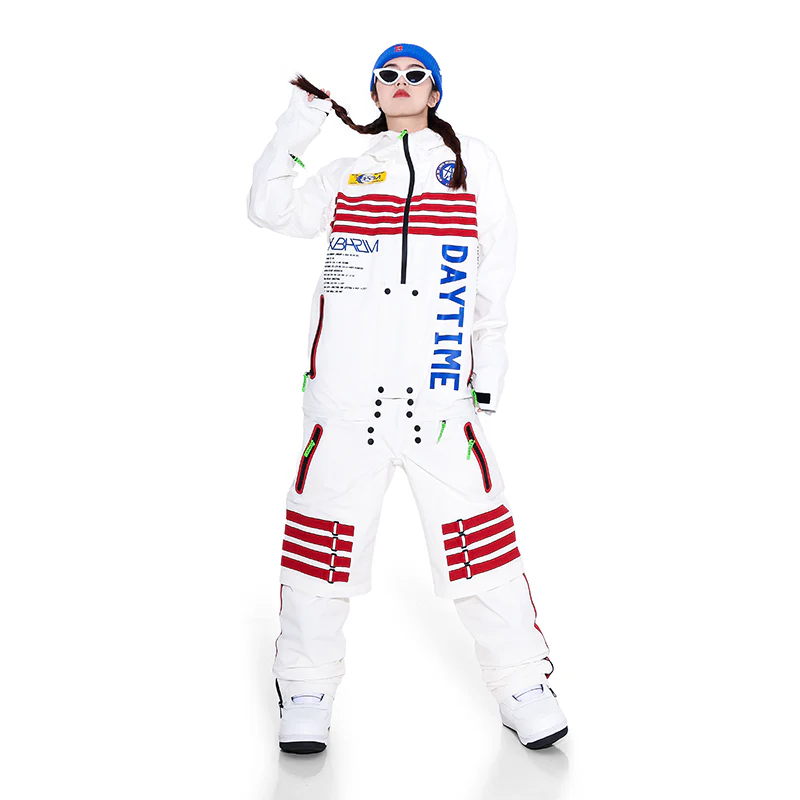 Men's PINGUP Nasa Space Station One Piece Snowboard Suits - Image 8