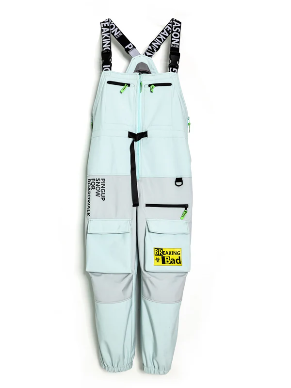 Men's Pingup Unisex Breaking Bad Snowboard Pants Bibs - Image 6