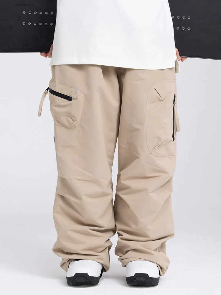 Men's Prime Mountain Baggy Snow Pants with Dual Side Cargo Pockets - Image 12