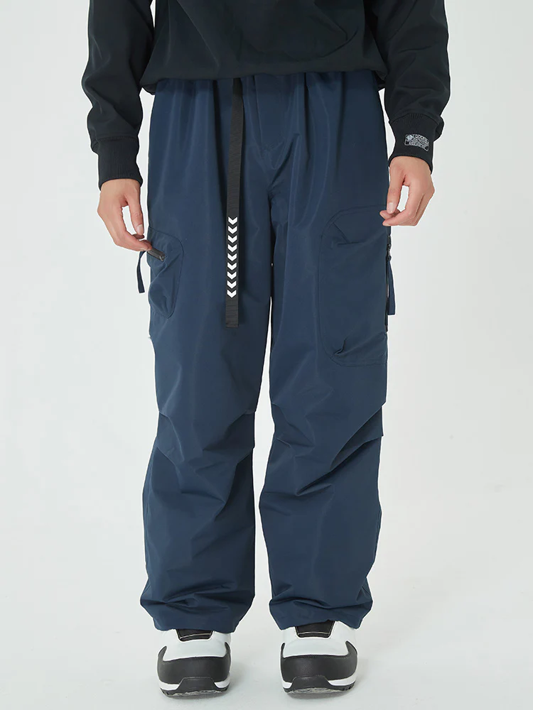 Men's Prime Mountain Baggy Snow Pants with Dual Side Cargo Pockets - Image 13