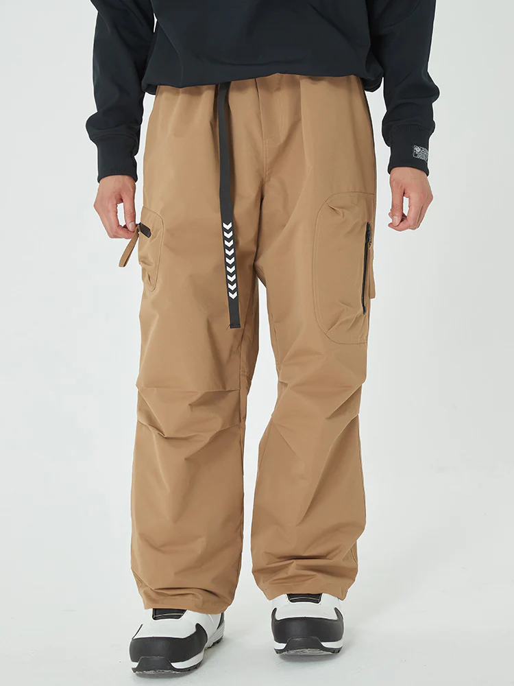 Men's Prime Mountain Baggy Snow Pants with Dual Side Cargo Pockets - Image 19