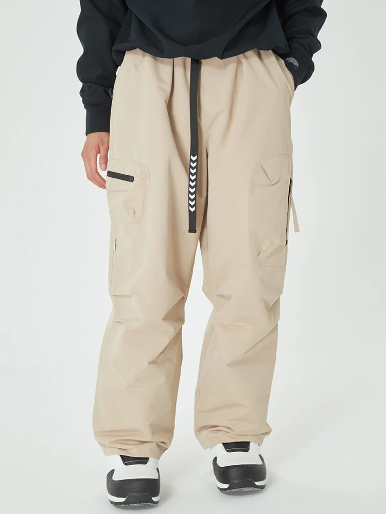 Men's Prime Mountain Baggy Snow Pants with Dual Side Cargo Pockets - Image 20