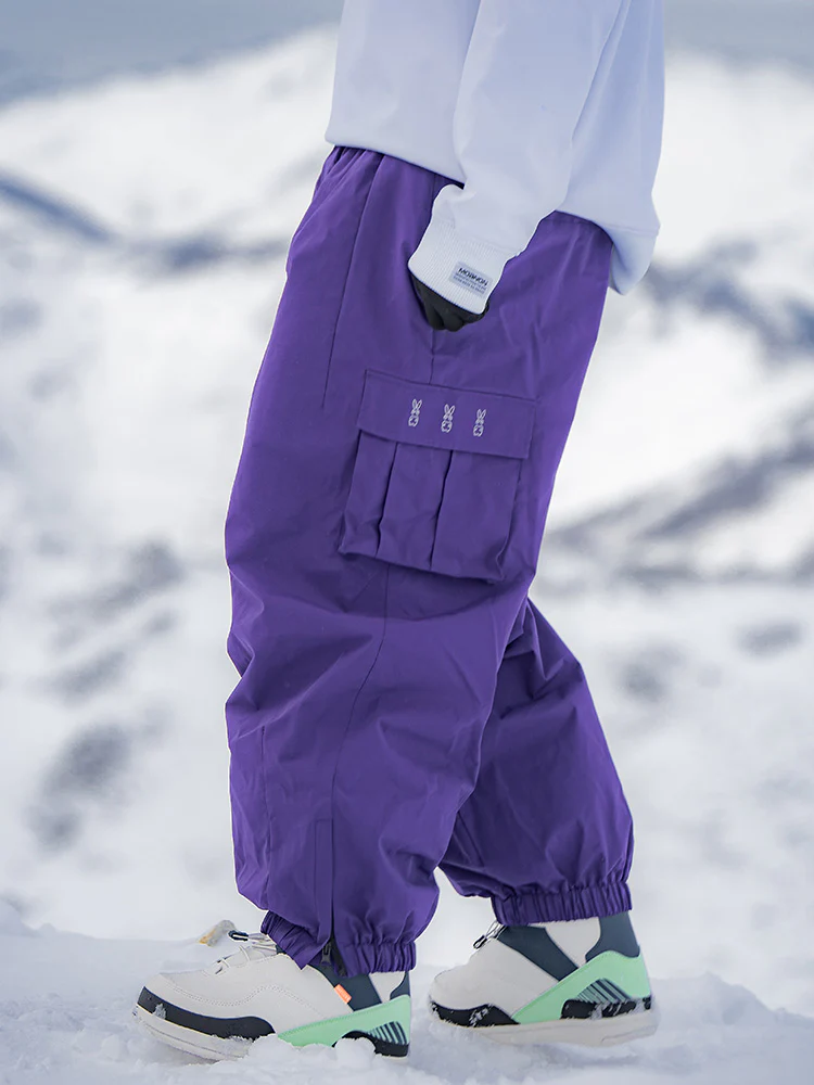 Men's Rabbit Snow StreetFlow Freestyle Cargo Baggy Snow Pants - Image 13