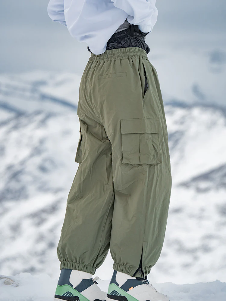 Men's Rabbit Snow StreetFlow Freestyle Cargo Baggy Snow Pants - Image 9