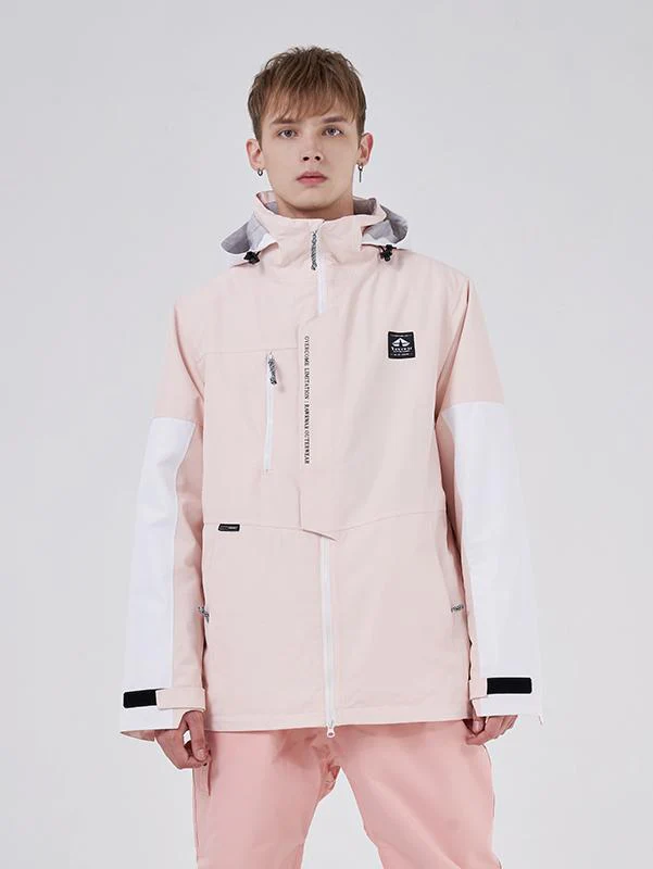 Men's RAWRWAR Powder Space Colorblock Sleeve Winter Parka Snow Jacket - Image 7