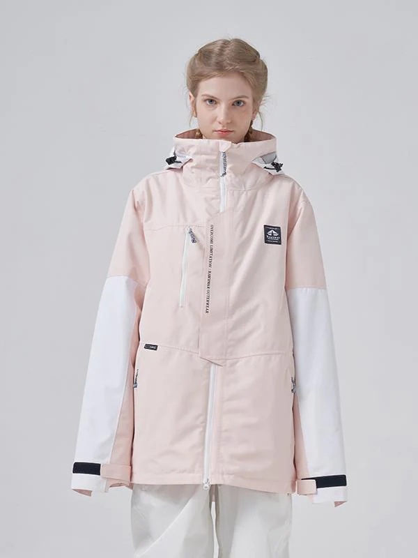 Men's RAWRWAR Powder Space Colorblock Sleeve Winter Parka Snow Jacket - Image 8