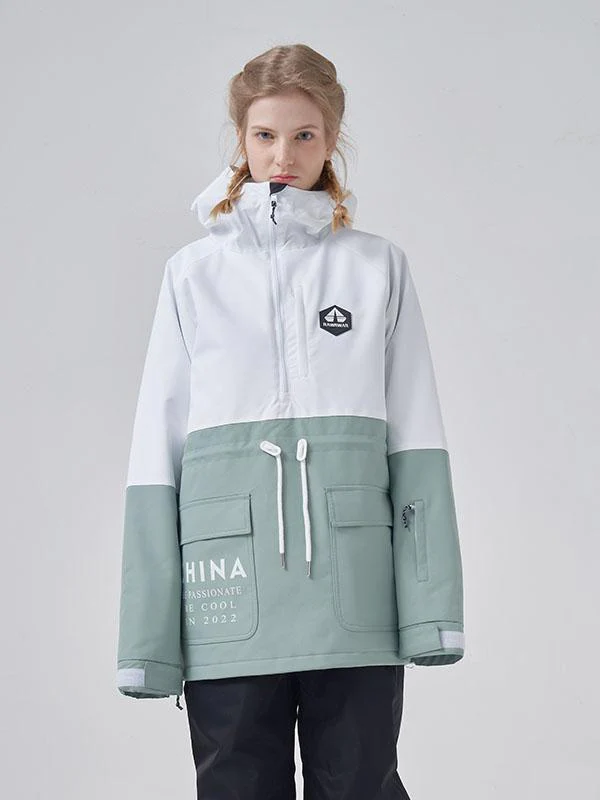 Men's RAWRWAR Winter Infinity Colorblock Parka Snow Jacket - Image 6