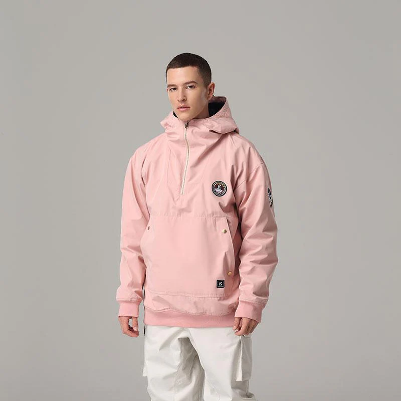 Men's Searipe Snow Addict Mountain Explorer Anorak Fleece Hoodies - Image 5