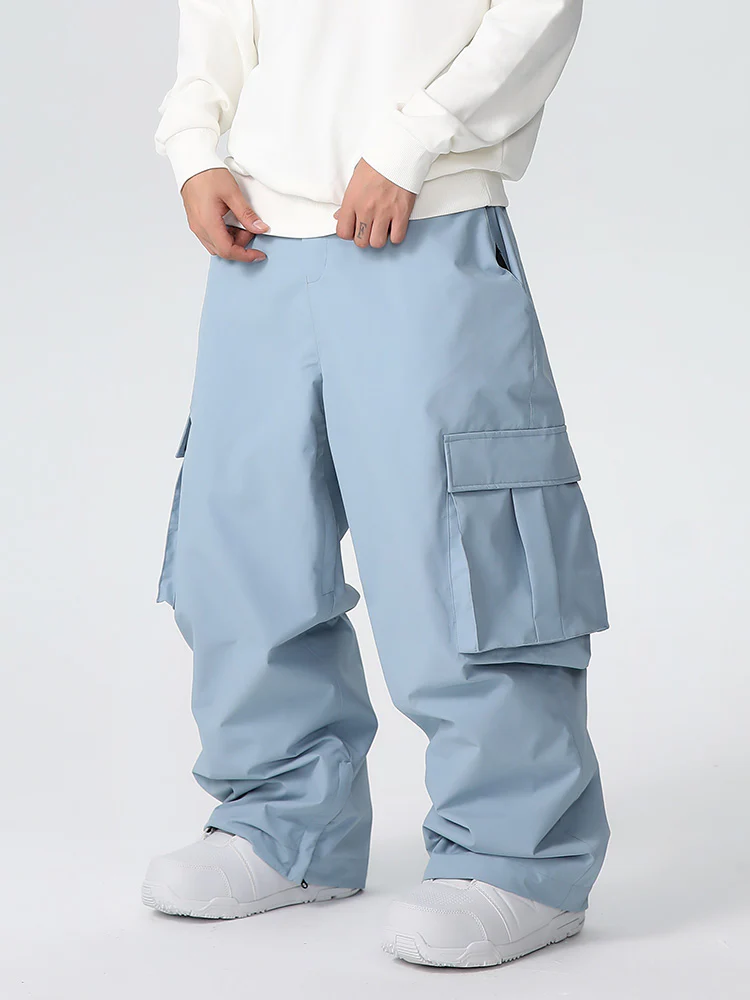 Men's Searipe Durable Mountain Pro All Function Baggy Snow Pants - Image 12