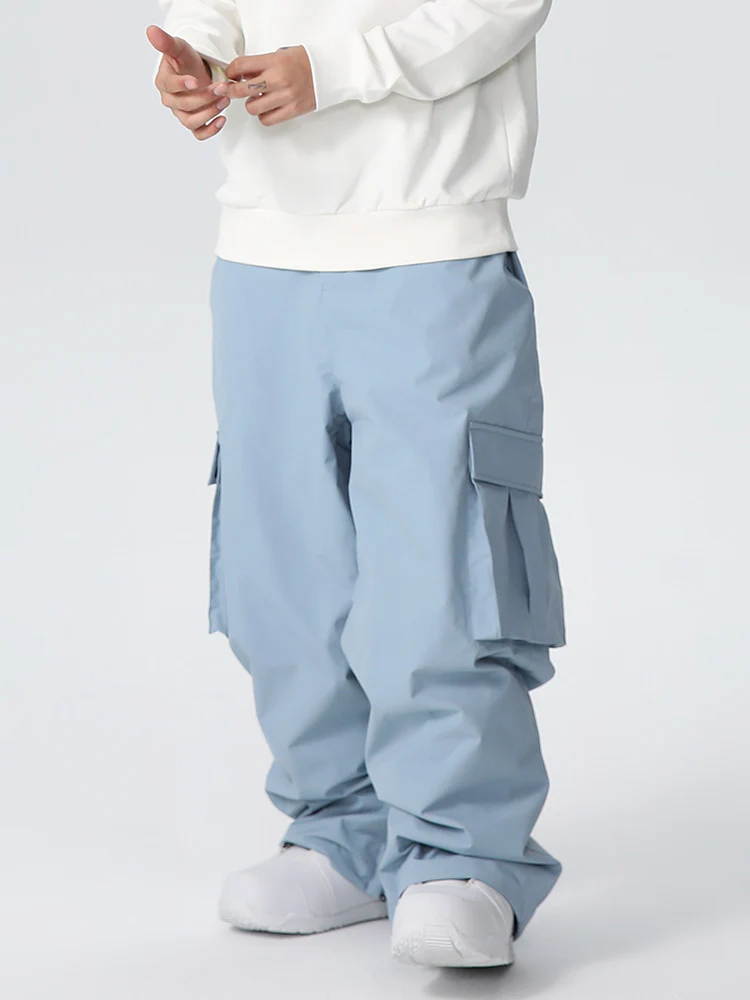 Men's Searipe Durable Mountain Pro All Function Baggy Snow Pants - Image 13