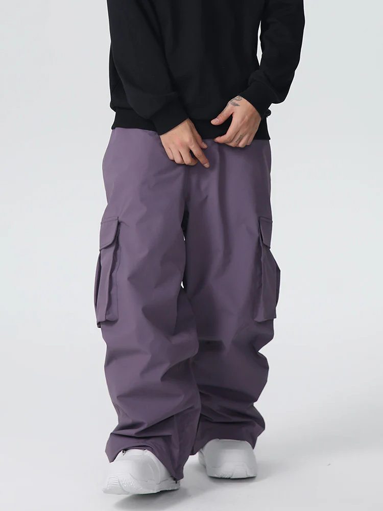 Men's Searipe Durable Mountain Pro All Function Baggy Snow Pants - Image 3