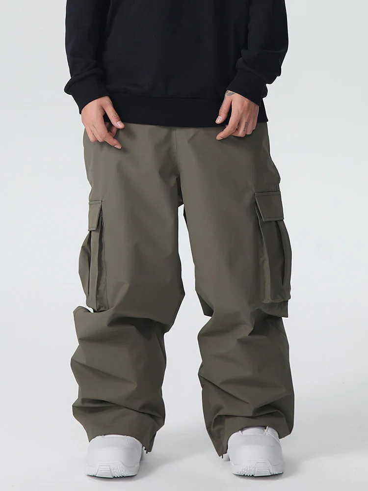 Men's Searipe Durable Mountain Pro All Function Baggy Snow Pants - Image 6