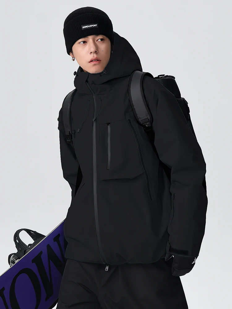 Men's Searipe Durable Mountain Pro All-Terrain Baggy Snow Jacket - Image 16