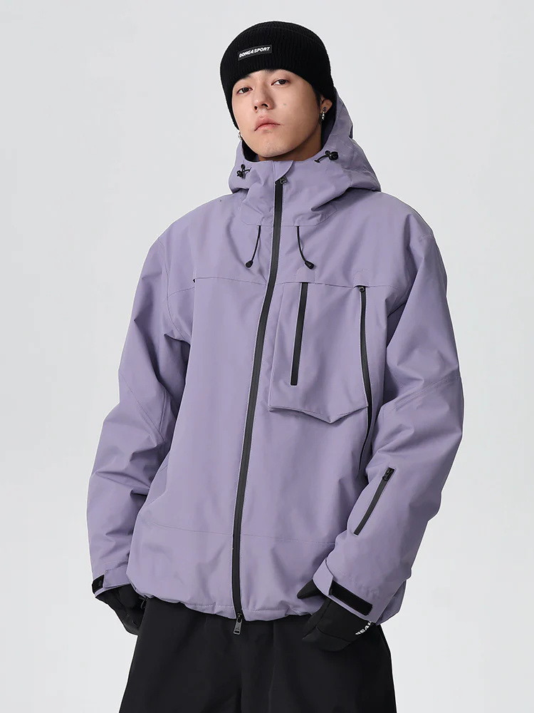 Men's Searipe Durable Mountain Pro All-Terrain Baggy Snow Jacket - Image 4