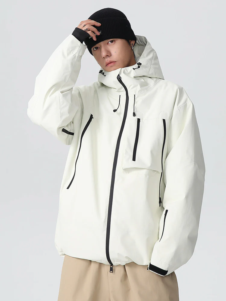 Men's Searipe Durable Mountain Pro All-Terrain Baggy Snow Jacket - Image 7