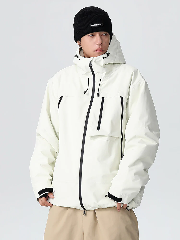 Men's Searipe Durable Mountain Pro All-Terrain Baggy Snow Jacket - Image 8