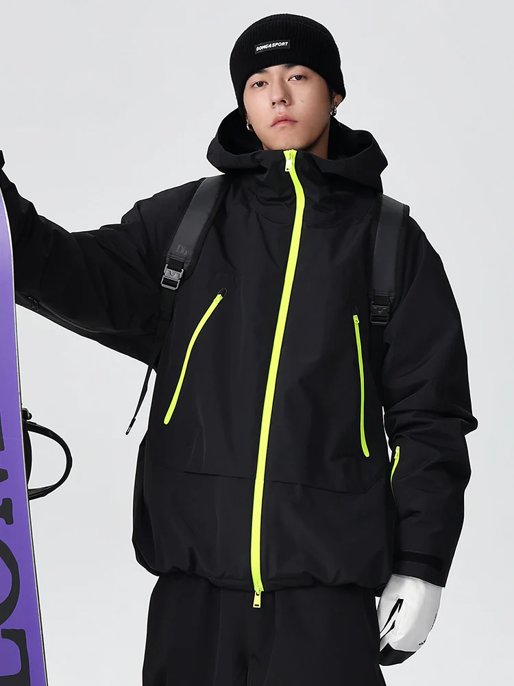 Men's Searipe Durable Mountain Pro All-Weather Baggy Snow Jacket - Image 10