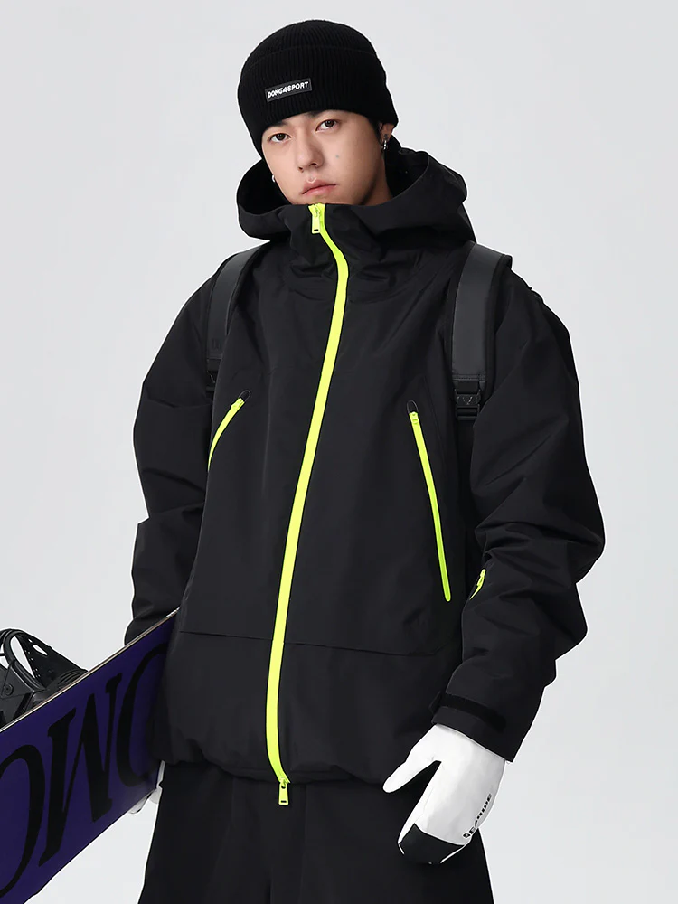 Men's Searipe Durable Mountain Pro All-Weather Baggy Snow Jacket - Image 8
