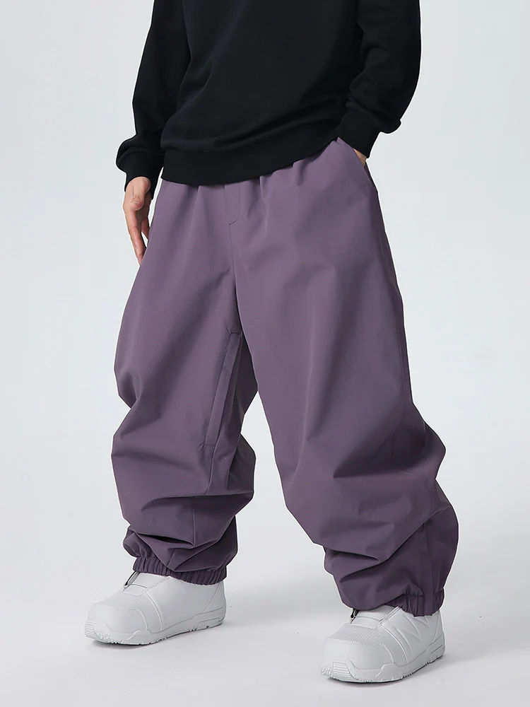Men's Searipe Durable Mountain Pro All-Weather Baggy Snow Pants - Image 2