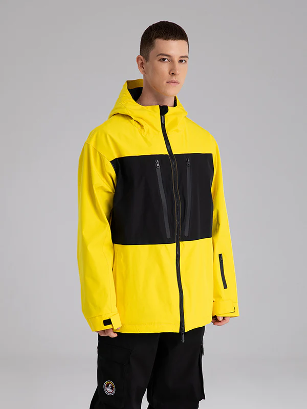 Men's Searipe Independent Colorblock Windbreaker Snow Jacket - Image 3