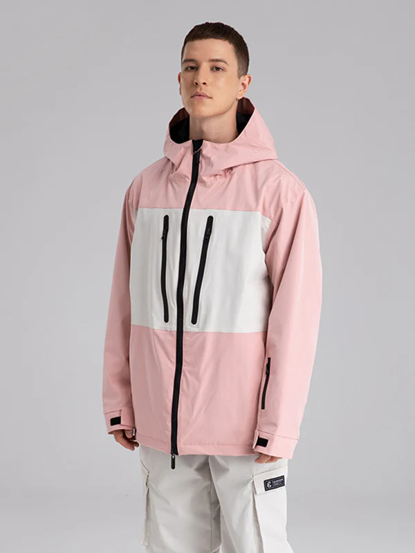Men's Searipe Independent Colorblock Windbreaker Snow Jacket - Image 8