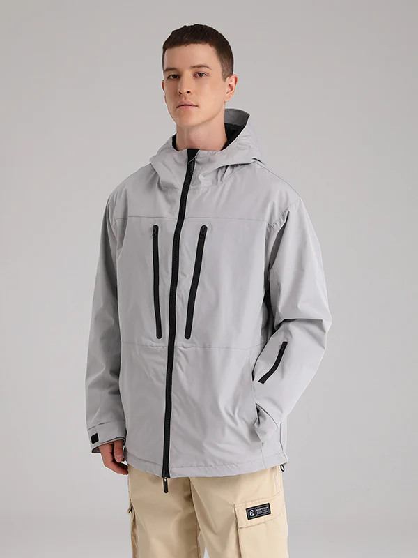 Men's Searipe Independent Windbreaker Snow Jacket - Image 7