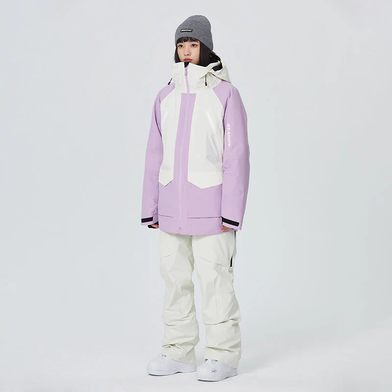 Men's Searipe SnowMaster Color Block Mountain Snowboard Jacket - Image 5