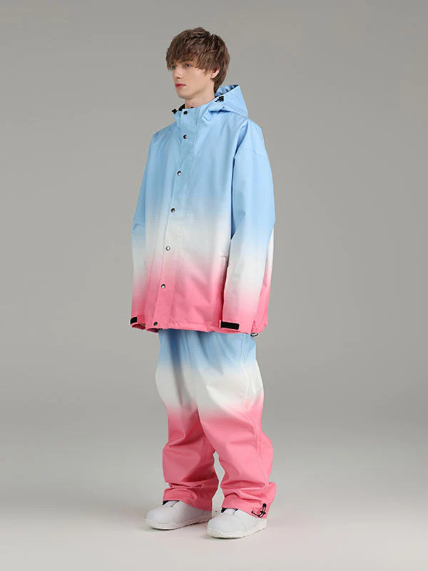 Men's Searipe Sky Gradient Snow Jacket & Pants Set - Image 3