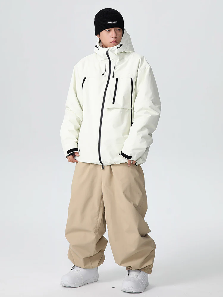 Men's Searipe Unisex Durable Mountain Pro All-Terrain Baggy Snow Suit - Image 12