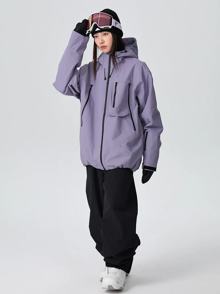 Men's Searipe Unisex Durable Mountain Pro All-Terrain Baggy Snow Suit - Image 16