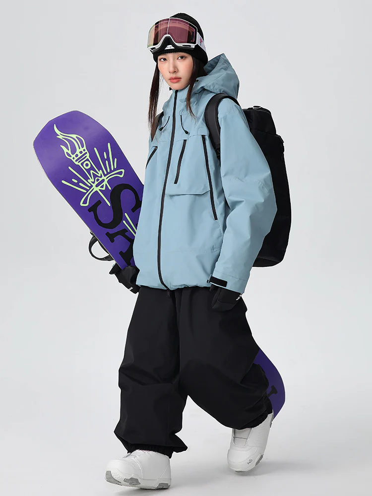 Men's Searipe Unisex Durable Mountain Pro All-Terrain Baggy Snow Suit - Image 6